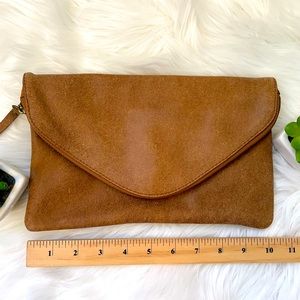 J. Crew Leather Clutch, like new condition
